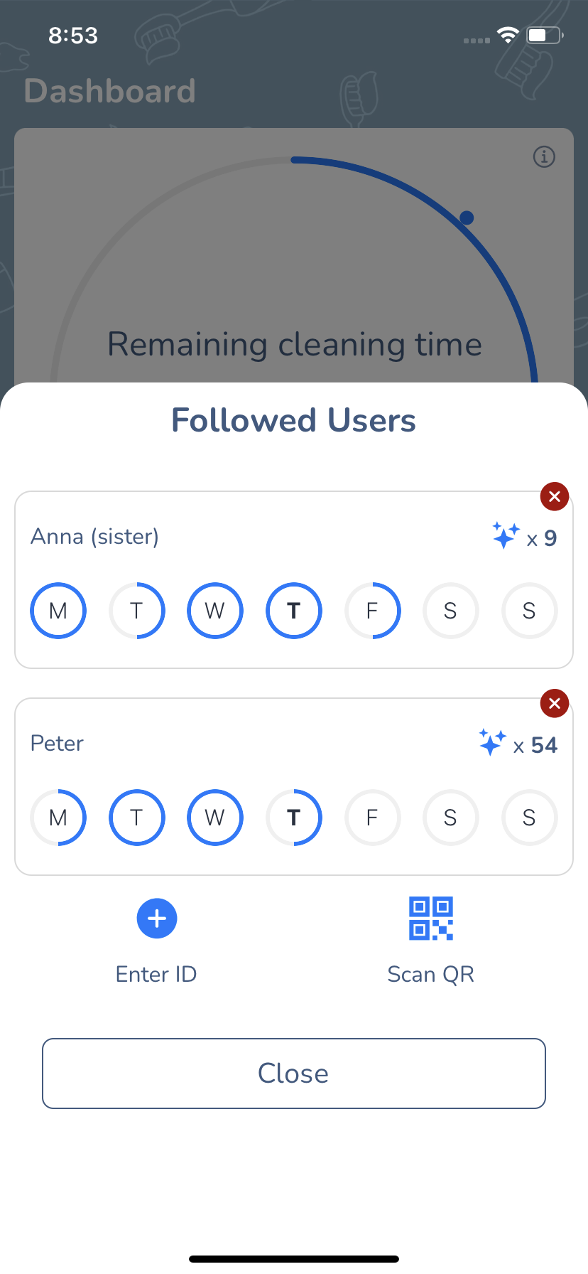 Your App main screen
