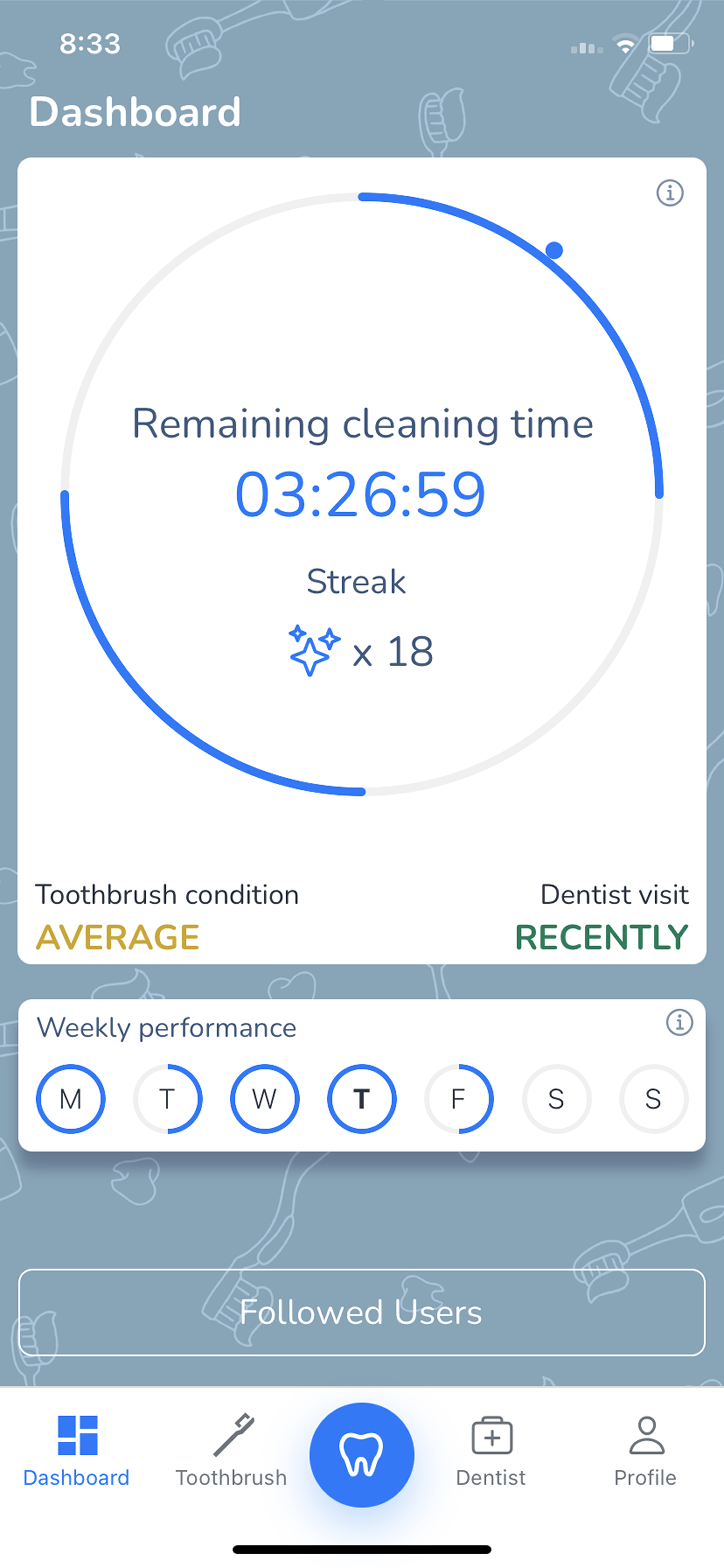 Your App main screen