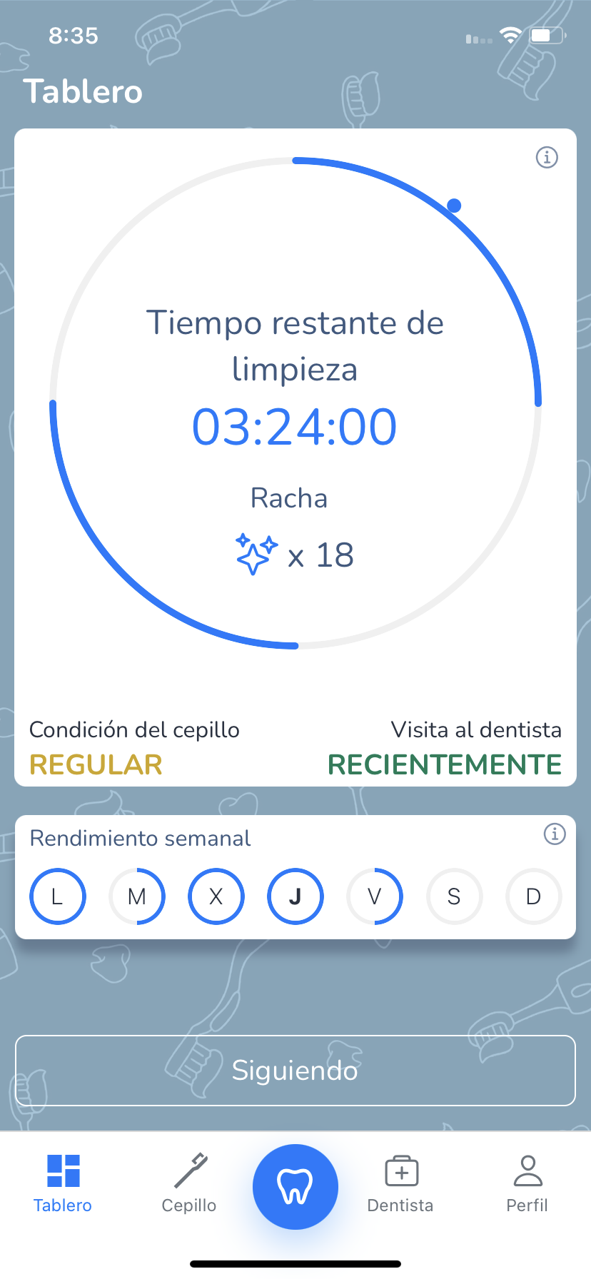 Your App main screen